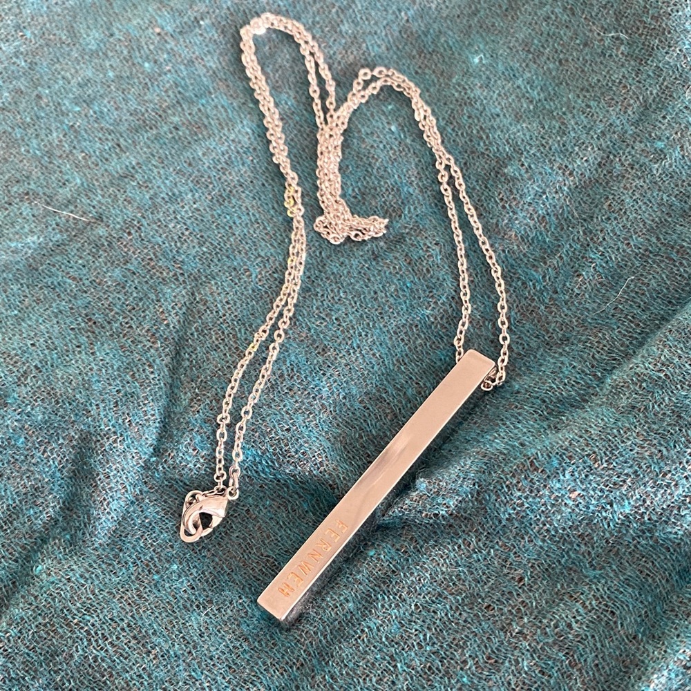 Silver necklace - Fernweh